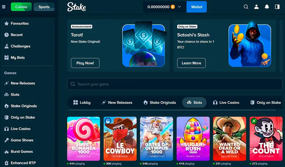 Stake казино